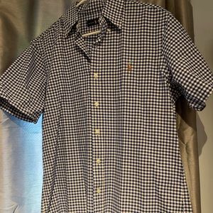 Ralph Lauren blue plaid button up
